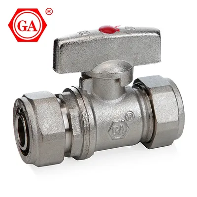 Ga Nickle Plated Heating Ball Valve Comply with Standard ISO9001