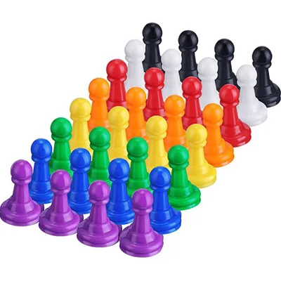 Plastic Color Board Game Flight Chess Ludo Accessories Game Pawns