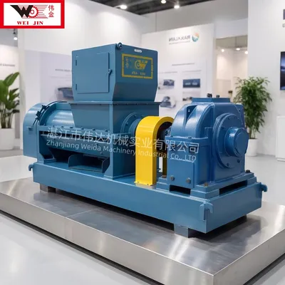 Turnkey Single Helix Rubber Crushing Washing Machine for Cup Lump Pre-Treatment in Tsr Factory, Improves Crumb Uniformity Essential Unit for Tsr Line