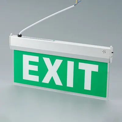 3W IP30 Double Side Wall Hanging LED Emergency Exit Sign Light