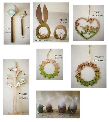 Spring Bird Egg Rabbit Easter Decoration