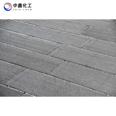 Thermal-Enhanced Structured Corrugated Plate Tower Packing with Capillary Effect