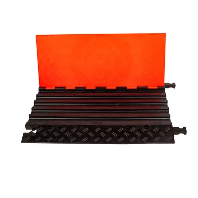 Yellow Jacket 5 Channels Cable Cover Rubber Cable Protector