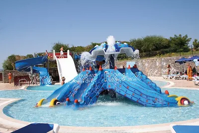 Animal Slide Kids Play Water Park