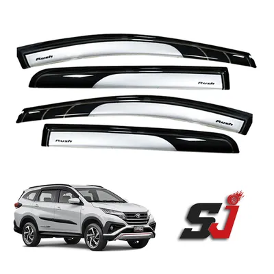Factory Hot Selling Auto Exterior Accessories OEM PMMA Vent Shade Rain Guard Sun Window Visor Wind Deflector for Toyota Rush