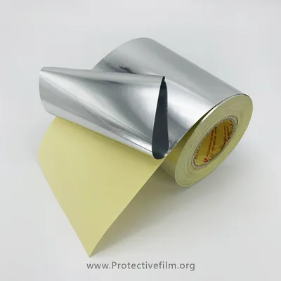 Glossy Silver Membrane Sticker Printing Material Film for Printing Self Adhesive Metallic