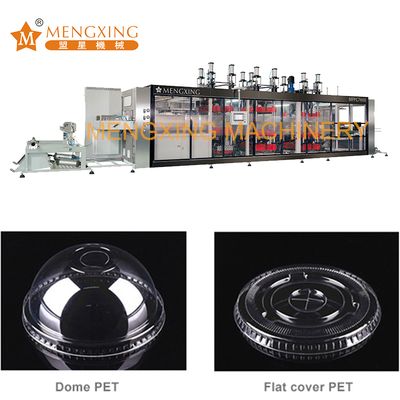 Full-Automatic Plastic Cup Lid Making Thermoforming Machine, Plastic Lid Forming Machine