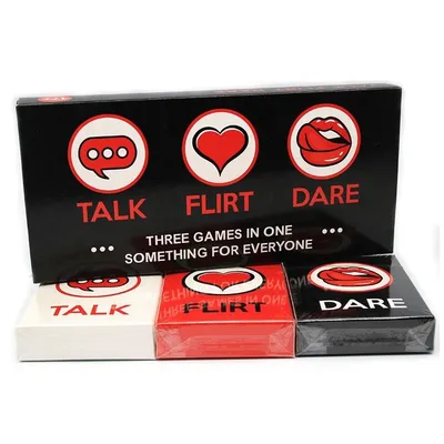 Popular Talk Flirt Dare Cards Playing Game Dice Sex Toys Adult Cards