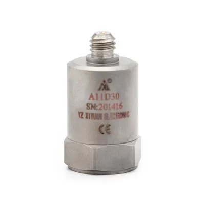 General Vibration/Shock Testing PE Piezoelectric Accelerometer Vibration Sensor A11d30