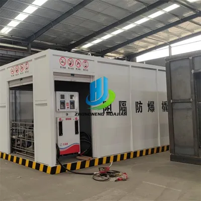 Portable 20FT Mobile Container Skid Fuel Station with Standard ISO Tank
