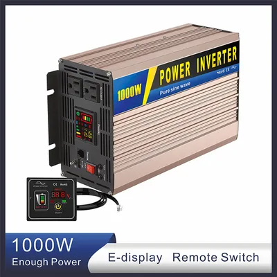1000W E Display Pure Sine Wave Power Inverter for Home and Car Generator