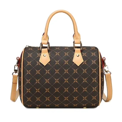 Leather Handbag Single Shoulder Crossbody Bag Women's Trend Pillow Bag