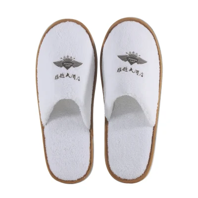 Hotel Slipper for Hotel Amenities with Coral Velvet Material Factory Price