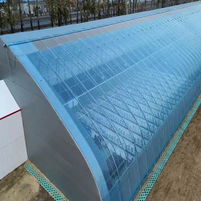 Double Layer Winter-Warm Solar Greenhouse with Quilt for Vegetables