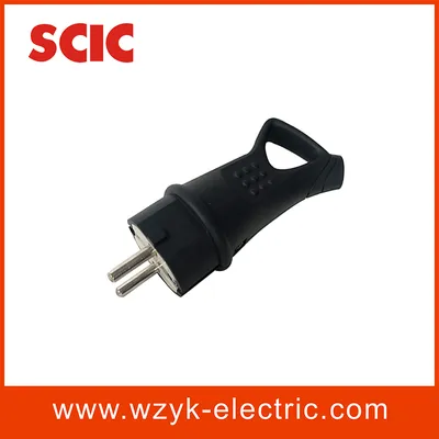 (YK411P) High Quality Russia Rubber Electrical Plug with Ring