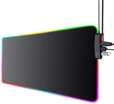 Larger Custom Logo Printed Waterproof RGB Gaming Mouse Pads with 4 USB