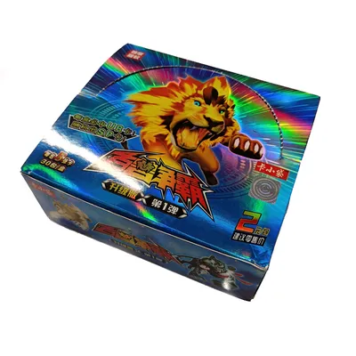 Custom Rare Tcg Trading Card Collectrible Holographic Film Printing Booster Packs for Adults