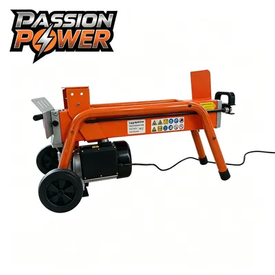 Astilladora Home Use 6ton Hydraulic Electric Wood Chipper Log Spliter