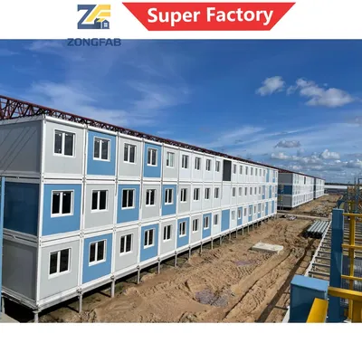 Build in Short Time Drilling Pipeline Remote Exploration Camp Detachable Assembly Prefab Prefabricated Container Building Housing