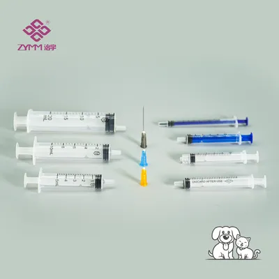 Universal Fit Syringe for Pet Injection Compatible with All Needle Types Veterinary Syringe