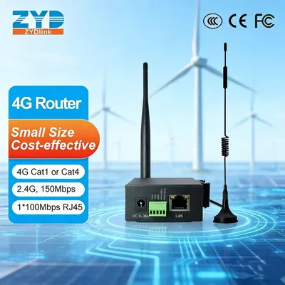 4G LTE Industrial Router with External Antenna for Stable Signal Transmission
