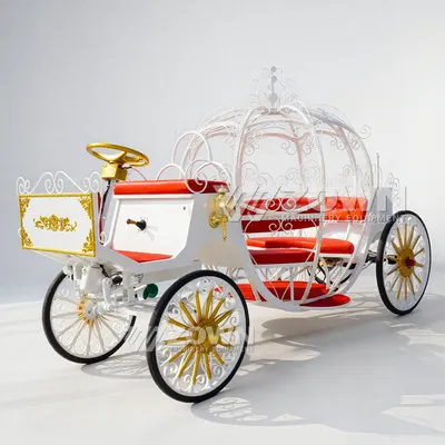 Rechargeable Sightseeing Vehicle for Park Wedding Ceremony: Electric Pumpkin Carriage