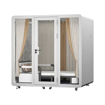 Movable Silent Cabin Indoor Sound Proof Pod Office Private Working Booth
