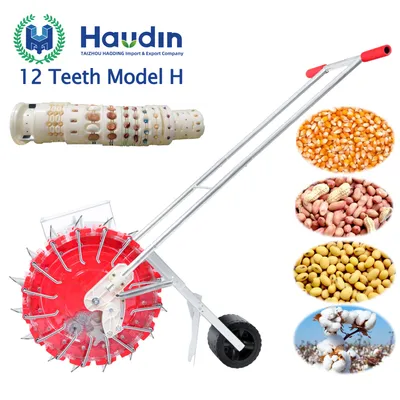 Factory Price Top Quality Portable Manual Hand Push Seeder / Planter