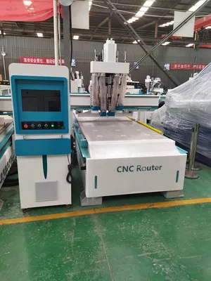 Inline Tool Change Machining Center CNC Drilling and Milling CNC Router