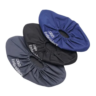 Customized Logo Cotton Fabric. Reusable Shoe Cover Washable Anti Slip Boots Cover