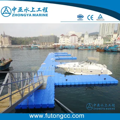 Plastic Pontoons Floating Boat Dock for Sale