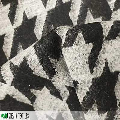 100%Polyester Knitted Jacquard Fabric Knitting Slub Jacquard Fabric