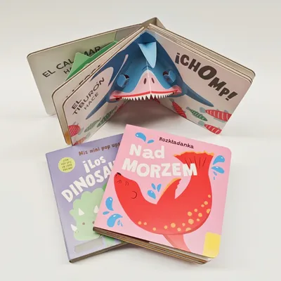High Quality Customized Cartoon Boardbook Pop up Kids Book Printing