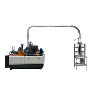 90-100PCS/Min Middle Speed Paper Cup Forming Machine with Hot Air Bottom