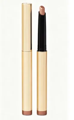 Multi-Functional Slanted Makeup Pencil Tube E879, Built-in Sharpener & Sponge Smudger Empty Container for Eyeshadow & Lip Liner