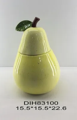 Ceramic Fruit Pear Box