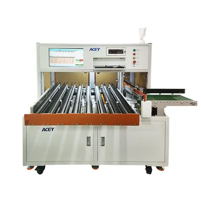 8 Channels Prismatic Lithium Battery Sorter Lithium Cells IR Voltage Automatic Grading Sorting Machine