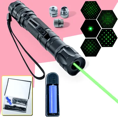 High Power Green Laser Pointer for Astronomy - Rechargeable & High-Brightness