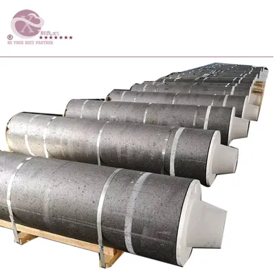UHP400 UHP450 UHP500 UHP550 UHP600 Graphite Electrode with Nipple UHP Graphite Electrode for Eaf Arc Furnace