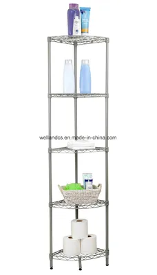Triangle Corner Metal Bathroom Rack & Multi-Functional Bath Shelf