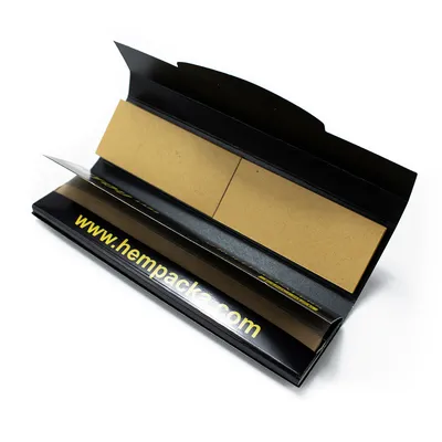 Customized 1 1/4 Cigarette Raw Unbleached Rolling Papers for Smoking