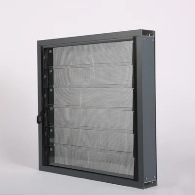 Factory Price Glass Shutters Aluminum Shutters with Screen