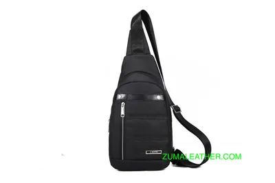 Classic Men Waterproof Nylon Mono Shoulder Triangle Backpack Bag
