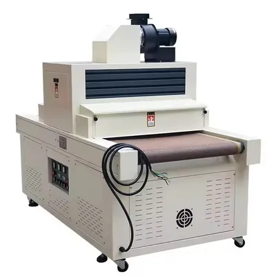 1-2kw Two Groups of UV Lamp Size Support Customized Large Tunnel Furnace Drying Production Line UV Curing Machine
