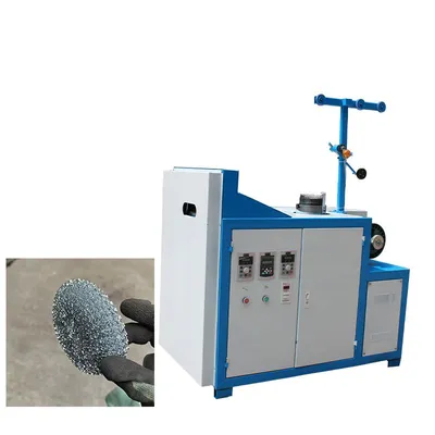 0.2mm Galvanized Wiremesh Cleaning Sponge Scourer Making Machine