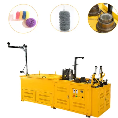 Mesh Scourer Combined Making Machine Wire Drawing
