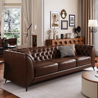 Retro Sofa Living Room Sofa Soft Bag Zipper Design Sofa Combination