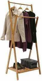 Garment Rack with Eco-Friendly Bamboo