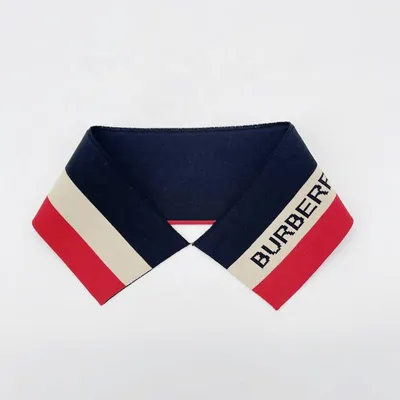 Custom Mercerized Knit Ribbed Collar for High-End Business Menswear