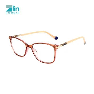 Factory Directly High Quality Tr90 Metal Mixes Women Optical Frames